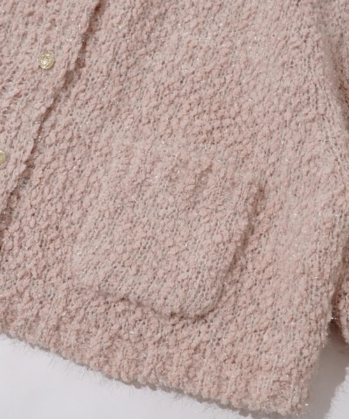 flower(フラワー)の「バブルニットカーディガン(ニット/セーター・レディース・ホワイト/ピンク・FREE)」の11枚目の写真