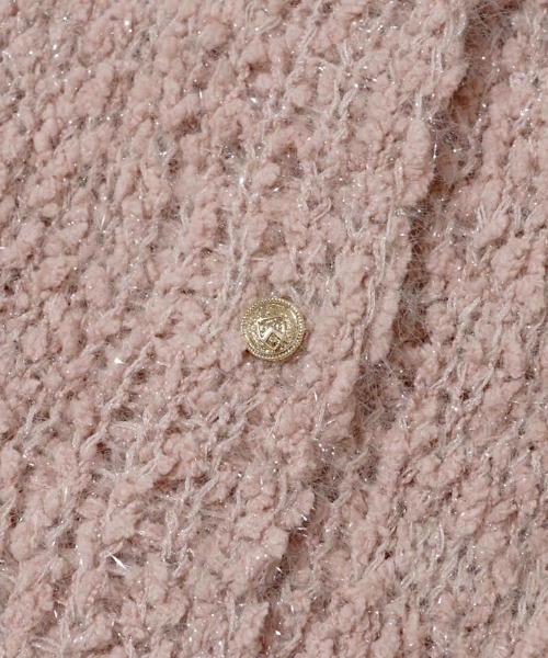 flower(フラワー)の「バブルニットカーディガン(ニット/セーター・レディース・ホワイト/ピンク・FREE)」の9枚目の写真