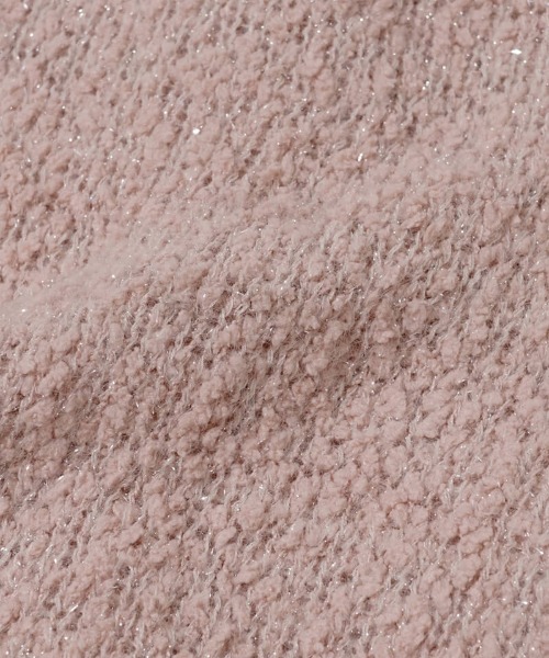 flower(フラワー)の「バブルニットカーディガン(ニット/セーター・レディース・ホワイト/ピンク・FREE)」の7枚目の写真