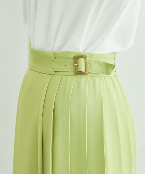 ROPE' PICNIC（ロペピクニック）の「プリーツ切り替えスカート（スカート・レディース・ベージュ/ネイビー/グリーン系その他・36/38）」の15枚目の写真