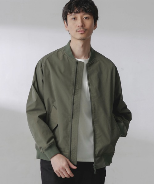 ✨希少✨ALPHA✖️NANO UNIVERSE スタジャン　ma-1 カーキ ✨希少✨ALPHA✖️NANO UNIVERSE スタジャン ma-1 カーキ NANO