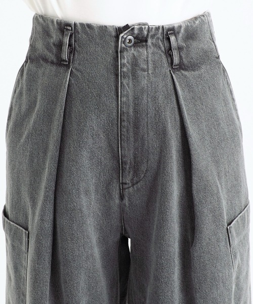 saby/サバイ】TUCK BAGGY CARGO PANTS（デニムパンツ）｜saby