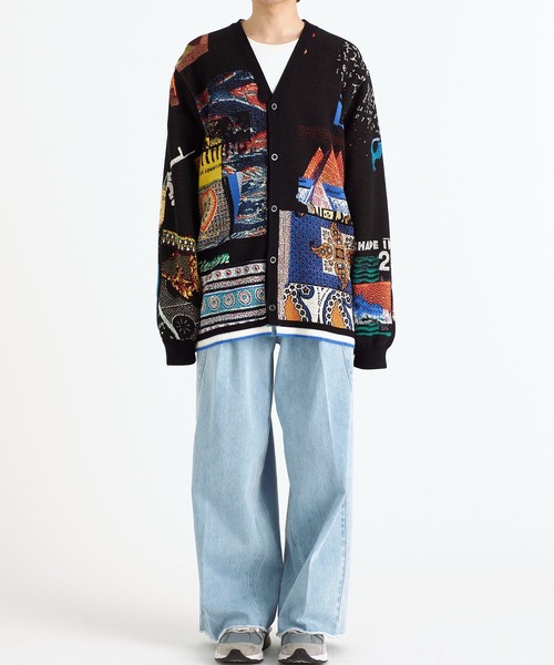 saby（サバイ）の「【saby/サバイ】TUCK BAGGY CARGO PANTS（デニムパンツ・メンズ・ブラック/ダークインディゴブルー・2/3）」の13枚目の写真