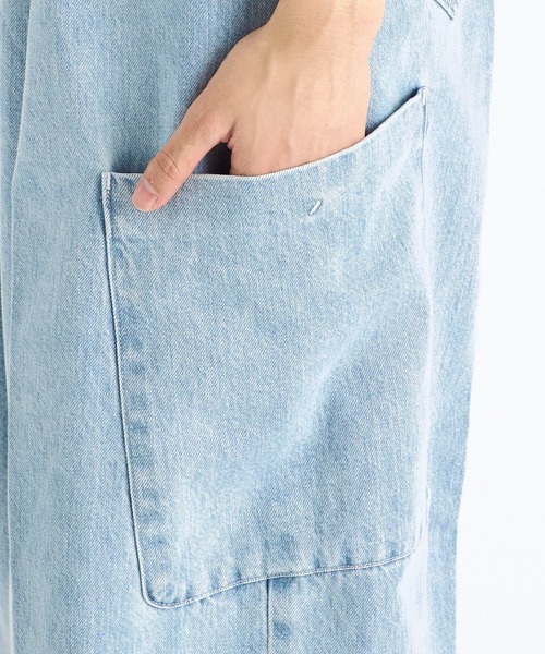 saby（サバイ）の「【saby/サバイ】TUCK BAGGY CARGO PANTS（デニムパンツ・メンズ・ブラック/ダークインディゴブルー・2/3）」の19枚目の写真