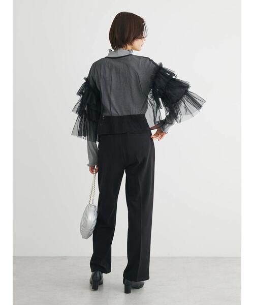 ELENCARE DUE（エレンカーレデュエ）の「・ELENCARE　DUE　2wayチュールブラウス（シャツ/ブラウス・レディース・ブラック/アイボリー/ライトグレー/ベージュ・FREE）」の20枚目の写真