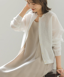 Noble | スポンジシアーニットカーディガン(カーディガン/ボレロ)