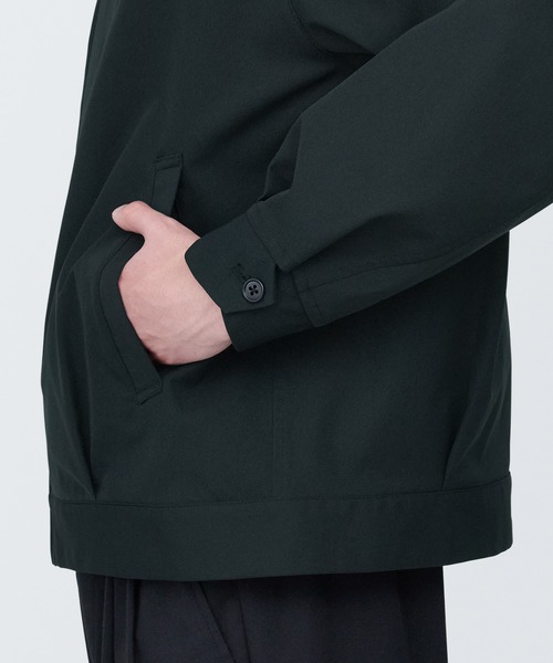 無印良品(ムジルシリョウヒン)の「紳士 撥水ブルゾン(ブルゾン・メンズ・ベージュ系1/ブラック/ダークグレー・S/XL/L/M)」の7枚目の写真