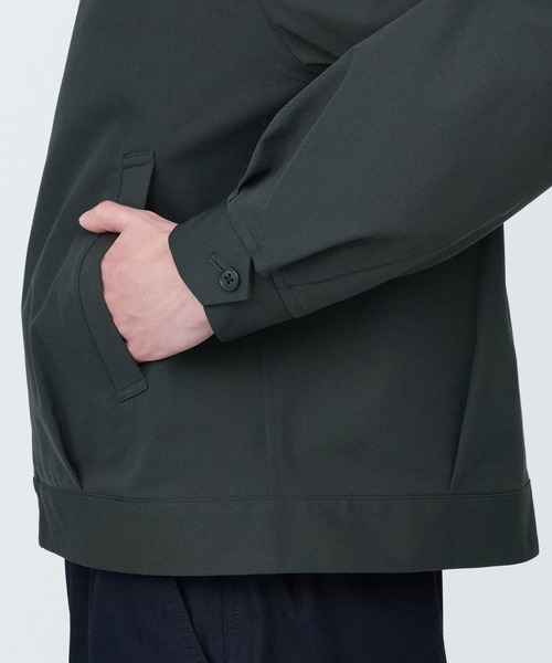 無印良品(ムジルシリョウヒン)の「紳士 撥水ブルゾン(ブルゾン・メンズ・ベージュ系1/ブラック/ダークグレー・S/XL/L/M)」の16枚目の写真