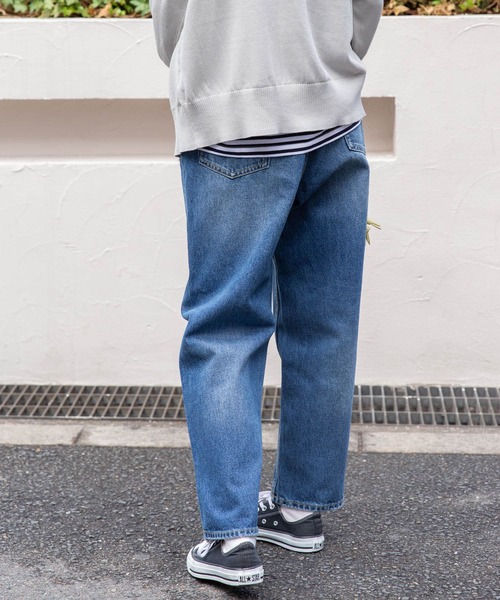 FORK&SPOON（フォークアンドスプーン）の「FORK&SPOON　JFDルーズテーパードパンツ（デニムパンツ・レディース・ワンウォッシュ/ブルー系その他・1/2）」の14枚目の写真