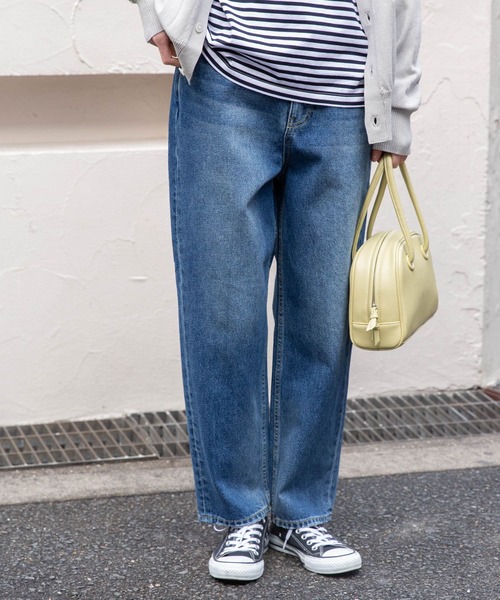 FORK&SPOON（フォークアンドスプーン）の「FORK&SPOON　JFDルーズテーパードパンツ（デニムパンツ・レディース・ワンウォッシュ/ブルー系その他・1/2）」の16枚目の写真