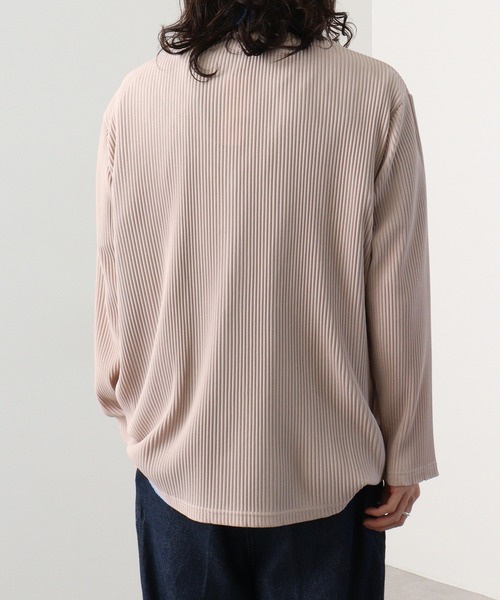 EVOLUTION(エボリューション)の「Pleated mode cardigan / プリーツカーディガン unisex(カーディガン/ボレロ・メンズ・ベージュ/ブラウン/ブラック/アイボリー・XL/M/L)」の7枚目の写真