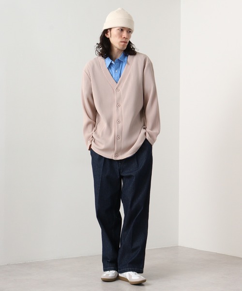 EVOLUTION(エボリューション)の「Pleated mode cardigan / プリーツカーディガン unisex(カーディガン/ボレロ・メンズ・ベージュ/ブラウン/ブラック/アイボリー・XL/M/L)」の9枚目の写真