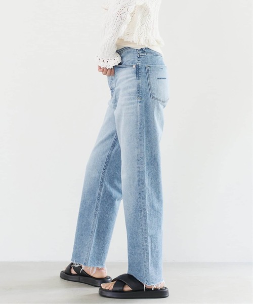 YANUK ヤヌーク 別注LEA BOYS カットオフ ストレートデニム YANUK ヤヌーク レア ボーイズストレート LEA (Boys Straight