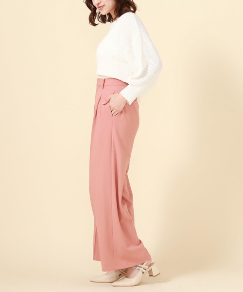 archives（アルシーヴ）の「2WAYリボンTTヤーンニットアンサンブル（アンサンブル・レディース・オレンジ/グリーン/ブルーグレー/アイボリー・MEDIUM）」の9枚目の写真