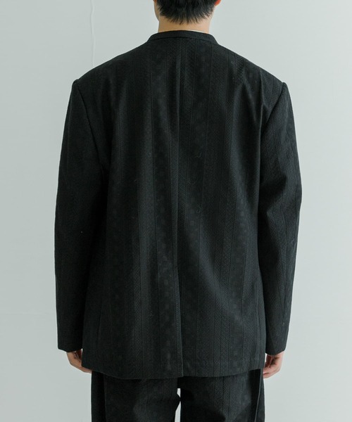 SEEALL（シーオール）の「SEEALL　CLASSIC NO COLLAR JACKET（その他アウター・メンズ・ブラック・4）」の10枚目の写真