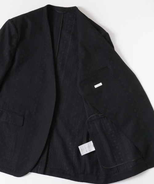 SEEALL（シーオール）の「SEEALL　CLASSIC NO COLLAR JACKET（その他アウター・メンズ・ブラック・4）」の12枚目の写真