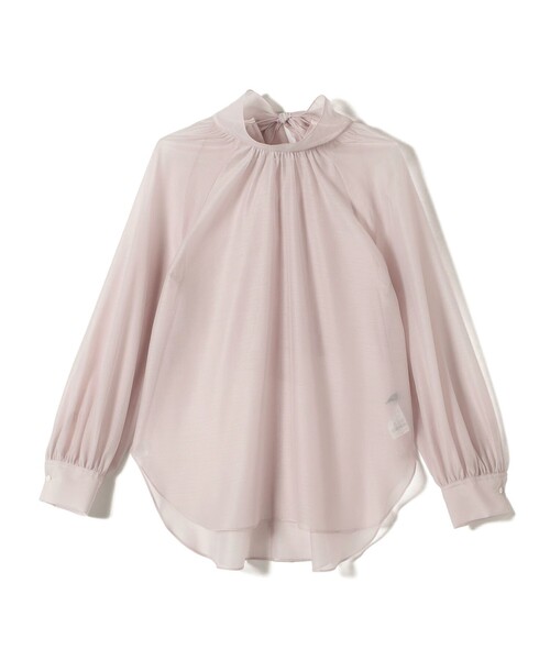 2025.今期！SHIPS （36）手洗い可能 オーガンジー リボン ブラウス 手洗い可能〉オーガンジー リボン ブラウス｜ SHIPS 公式サイト