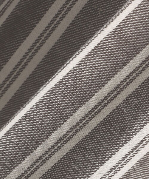 SHIPS any（シップス エニィ）の「SHIPS any:〈洗濯機可能〉リネン ミックス ストライプ シャツ ワンピース（シャツワンピース・レディース・オフホワイト/グレー/ベージュ・ONE SIZE）」の18枚目の写真