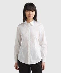 ストレッチ長袖シャツ・ブラウス
