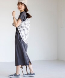 【WEB限定復刻】リピT・USAコットンハイネックロングワンピース