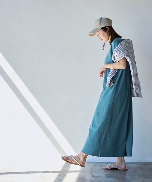 coen(コーエン)の「【WEB限定復刻】リピT・USAコットンハイネックロングワンピース(ワンピース・レディース・ブラック/ベージュ/ダークグレー/その他1/その他3/ライラック/コバルトブルー・S/M)」の14枚目の写真