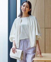 【洗える/撥水加工】ナイロン2WAYストレッチ ブルゾン