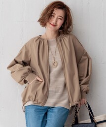 23区 S（ニジュウサンクチイサイサイズ）の「【洗える/撥水加工】ナイロン2WAYストレッチ  ブルゾン（ナイロンジャケット）」