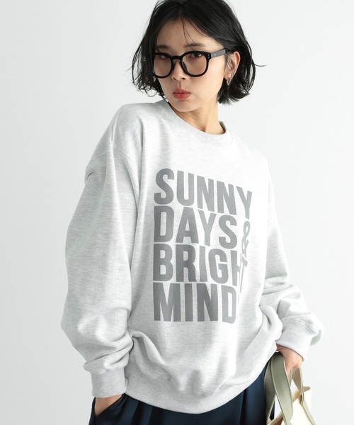 BARNYARDSTORM(バンヤードストーム)の「BARNYARDSTORM / SUNNYスウェット / マシンウォッシャブル(スウェット・レディース・ホワイト/ネイビー/グレー・FREE)」の8枚目の写真