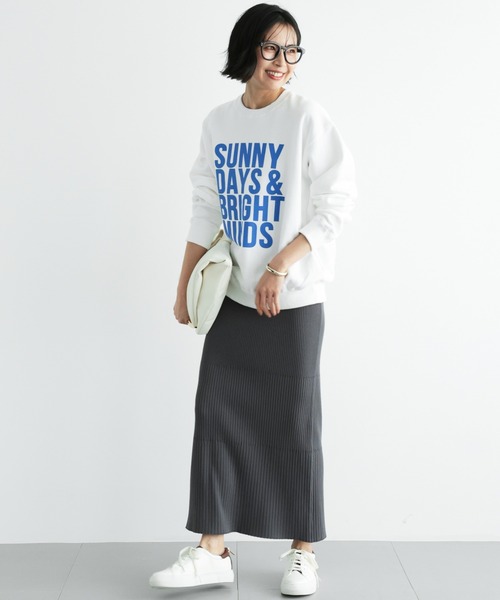 BARNYARDSTORM(バンヤードストーム)の「BARNYARDSTORM / SUNNYスウェット / マシンウォッシャブル(スウェット・レディース・ホワイト/ネイビー/グレー・FREE)」の14枚目の写真