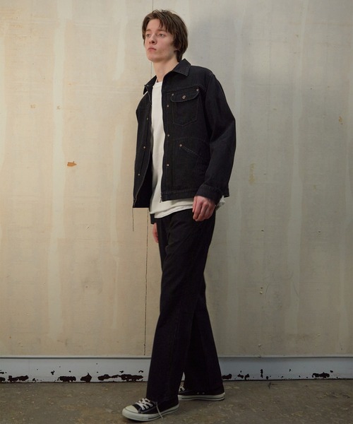 NUMBER (N)INE(ナンバーナイン)の「NUMBER (N)INE/ナンバーナイン DROP STITCHES DENIM JACKET(デニムジャケット・メンズ・インディゴブルー/ブラック・4/3/2)」の9枚目の写真