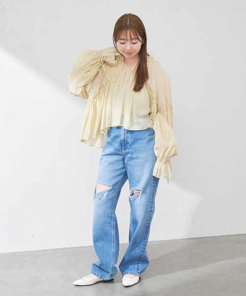 LE TALON（ルタロン）の「ポインテッドパナマメッシュバレエ（バレエシューズ・レディース・ホワイト/モスグリーン/ベージュ/ブラック×ブラック・22cm/22.5cm/23cm/23.5cm/24cm/24.5cm/25cm）」の10枚目の写真