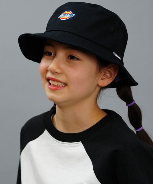 Dickies(ディッキーズ)の「Dickies/ディッキーズ キッズ ハット ICON-バケットHAT 80566100(ハット・キッズ・ブラック/ベージュ/インディゴブルー・FREE)」の2枚目の写真