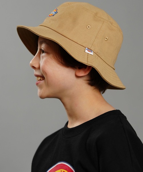 Dickies(ディッキーズ)の「Dickies/ディッキーズ キッズ ハット ICON-バケットHAT 80566100(ハット・キッズ・ブラック/ベージュ/インディゴブルー・FREE)」の10枚目の写真