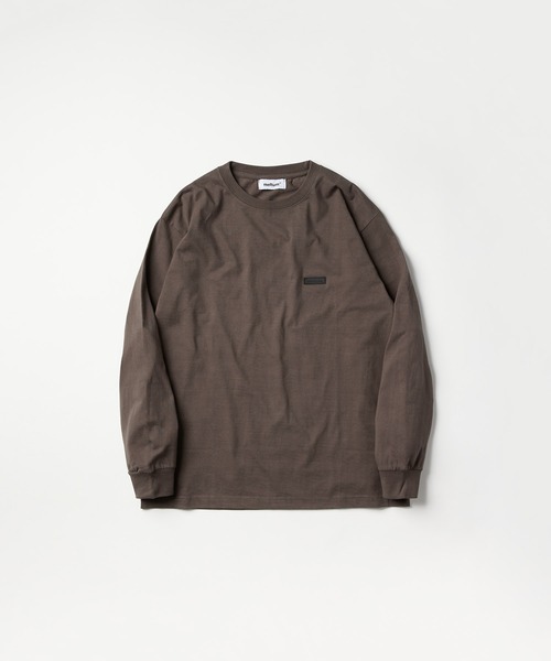 meltum(メルタム)の「RUBBER TAG TEE L/S(Tシャツ/カットソー・メンズ・ホワイト/グレー/ブラック/ネイビー/ブラウン・SMALL/X-LARGE/LARGE/MEDIUM/XX-LARGE)」の4枚目の写真