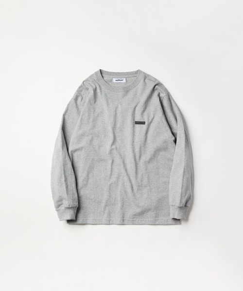meltum(メルタム)の「RUBBER TAG TEE L/S(Tシャツ/カットソー・メンズ・ホワイト/グレー/ブラック/ネイビー/ブラウン・SMALL/X-LARGE/LARGE/MEDIUM/XX-LARGE)」の3枚目の写真