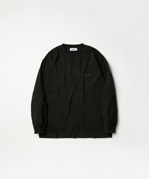 meltum(メルタム)の「RUBBER TAG TEE L/S(Tシャツ/カットソー・メンズ・ホワイト/グレー/ブラック/ネイビー/ブラウン・SMALL/X-LARGE/LARGE/MEDIUM/XX-LARGE)」の2枚目の写真