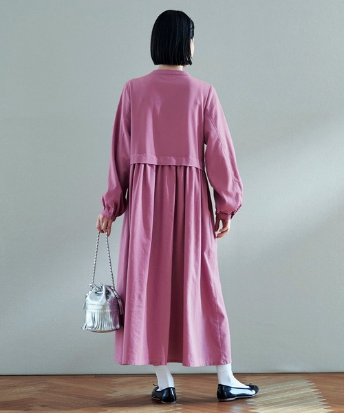 Sunny clouds(サニークラウズ)の「サニークラウズ 華やぎワンピース〈レディース〉(ワンピース・レディース・イエロー/グリーン/ピンク・X-LARGE/LARGE/XX-LARGE/MEDIUM/NM/2T)」の10枚目の写真