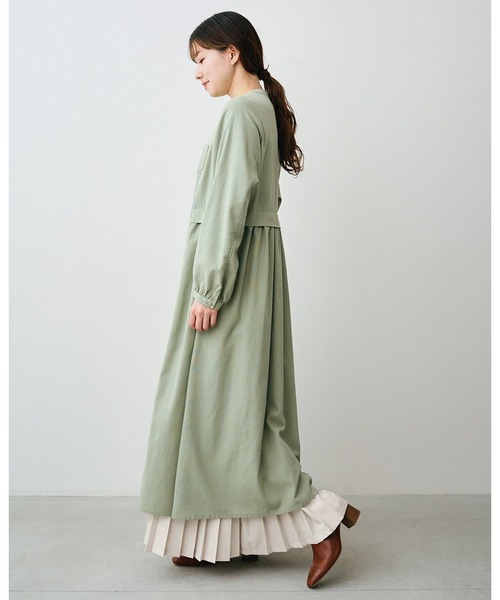 Sunny clouds(サニークラウズ)の「サニークラウズ 華やぎワンピース〈レディース〉(ワンピース・レディース・イエロー/グリーン/ピンク・X-LARGE/LARGE/XX-LARGE/MEDIUM/NM/2T)」の12枚目の写真