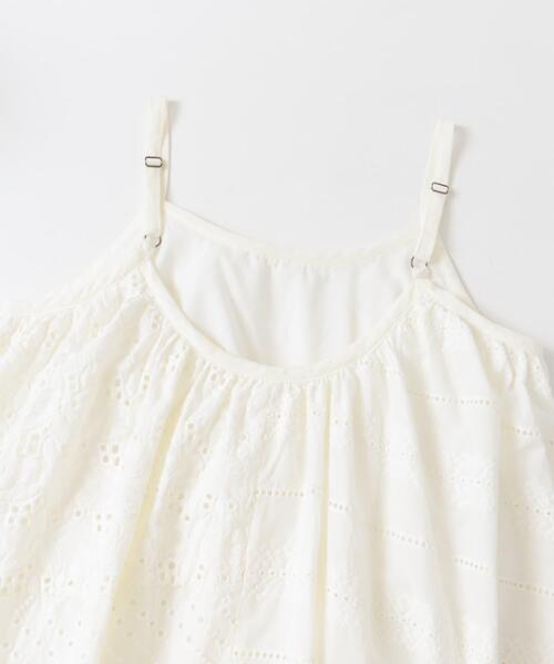 URBAN RESEARCH DOORS(アーバンリサーチドアーズ)の「パッチワークアイレットレースキャミワンピース(ワンピース・レディース・ブラック/オフホワイト・MEDIUM)」の18枚目の写真