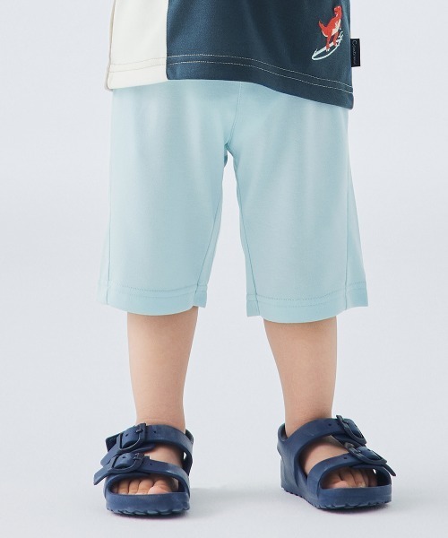 combimini（コンビミニ）の「イージーケア速乾ハーフパンツ（その他パンツ・キッズ・サンドベージュ/ミント/ネイビー系・80/90/100/110/120）」の2枚目の写真