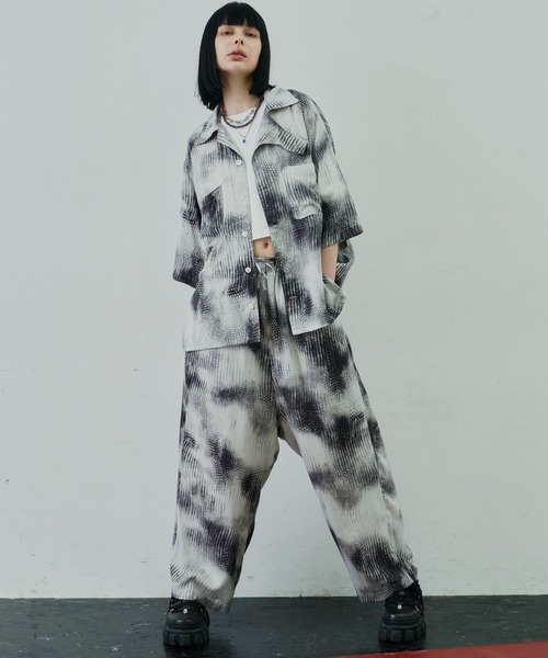 AIVER(アイバー)の「AIVER アブストラクトエアリーイージーパンツ(その他パンツ・メンズ・ネイビー/レッド/ストーン・SMALL/MEDIUM/LARGE)」の11枚目の写真