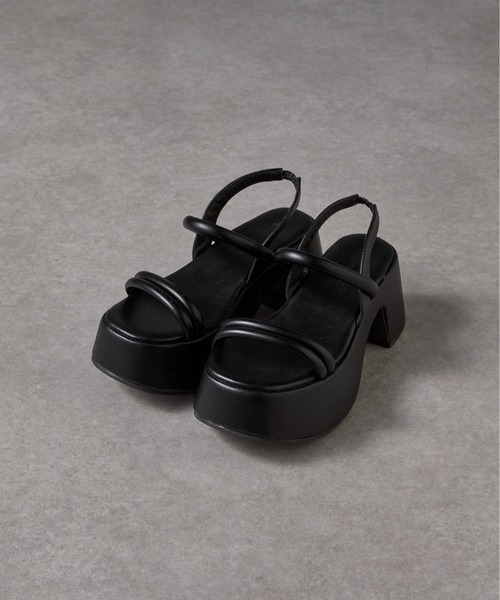 RAY CASSIN（レイカズン）の「チューブベルトサンダル（サンダル・レディース・ホワイト/シルバー/ブラック・LARGE/SMALL/MEDIUM）」の7枚目の写真