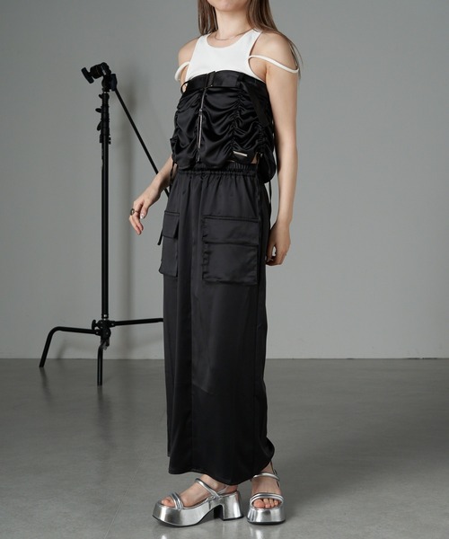 RAY CASSIN（レイカズン）の「チューブベルトサンダル（サンダル・レディース・ホワイト/シルバー/ブラック・LARGE/SMALL/MEDIUM）」の14枚目の写真