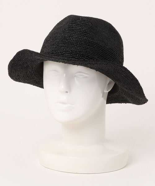 polcadot（ポルカドット）の「RAFFIA HAT/ラフィア ハット（ハット・レディース・ブラック/ベージュ/ブラウン・M/XL）」の12枚目の写真