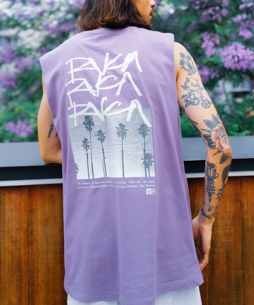 セール】RVCA メンズ SCRAWLS TANKTOP タンクトップ 【2024年夏