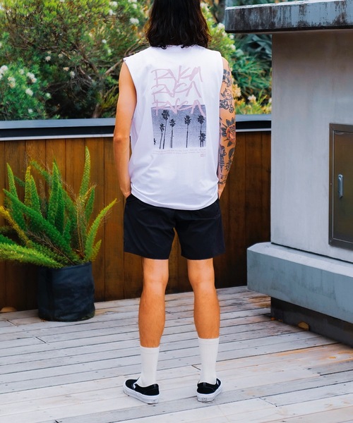 RVCA☆Big Washed Muscle ロゴプリントシングレットタンクトップ OUTLET】RVCA メンズ SCRAWLS TANKTOP タンクトップ 【2024年夏