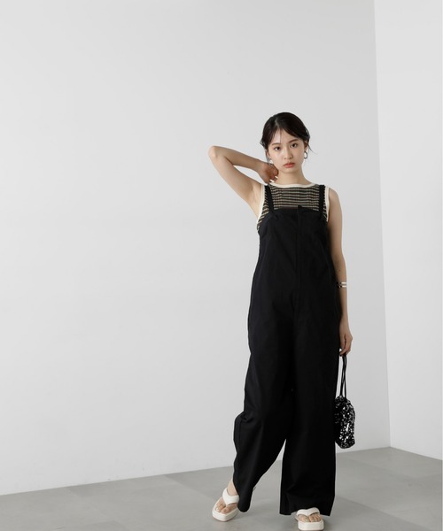 N.（N. Natural Beauty Basic）（エヌエヌナチュラルビューティーベーシック）の「◆バイカラーボーダーニットタンク（タンクトップ・レディース・ブラウン/ネイビー/ホワイト・MEDIUM）」の17枚目の写真