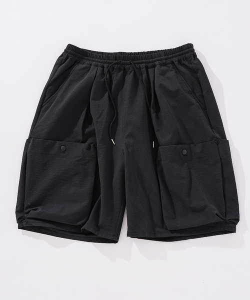 417 EDIFICE（フォーワンセブンエディフィス）の「サッカー カーゴショートパンツ（カーゴパンツ・メンズ・ブラック/ベージュ・MEDIUM/LARGE）」の12枚目の写真