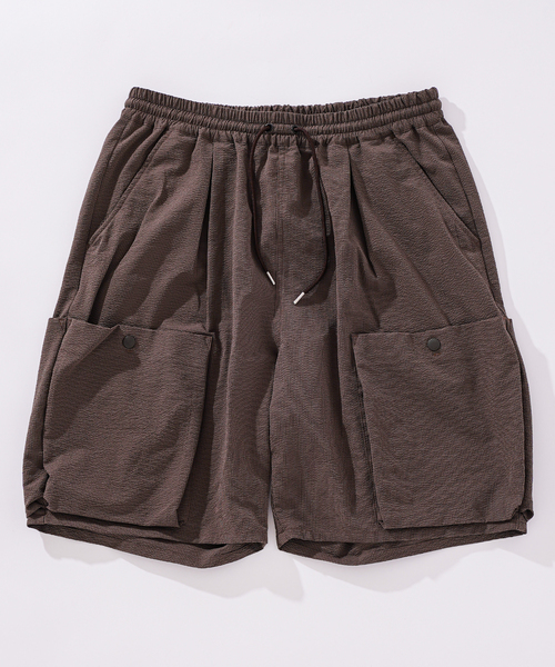 417 EDIFICE（フォーワンセブンエディフィス）の「サッカー カーゴショートパンツ（カーゴパンツ・メンズ・ブラック/ベージュ・MEDIUM/LARGE）」の13枚目の写真