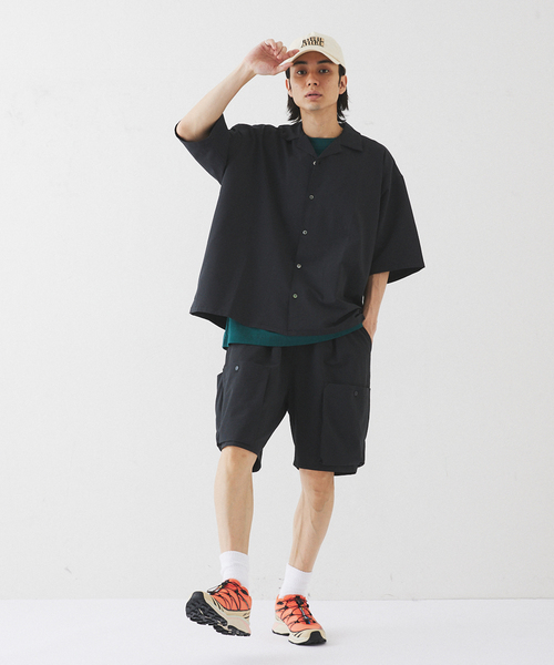 417 EDIFICE（フォーワンセブンエディフィス）の「サッカー カーゴショートパンツ（カーゴパンツ・メンズ・ブラック/ベージュ・MEDIUM/LARGE）」の14枚目の写真